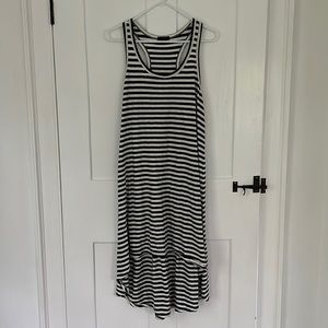 J. Crew Swingy Tank Dress Navy / White Stripe Size medium never worn